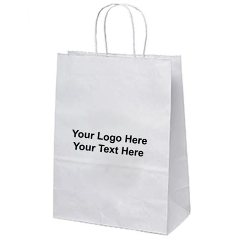 Custom Printed White Paper Bags Paper Bags