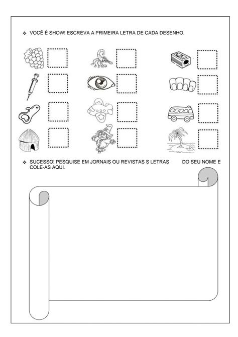 26 Atividades Educação Infantil Para Imprimir SÓ Escola