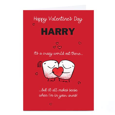 buy personalised valentine s day card it s a crazy world out there for gbp 1 79 card factory uk