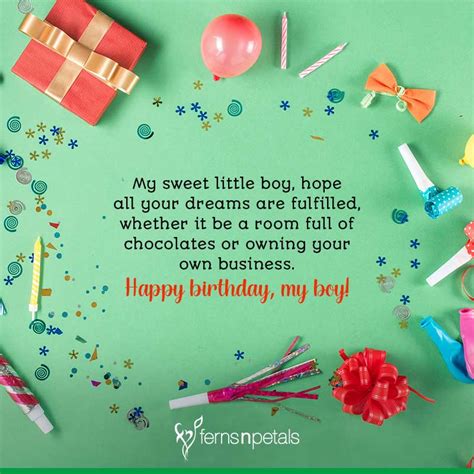 Best Happy Birthday Quotes Wishes For Baby Boy Ferns N Petals
