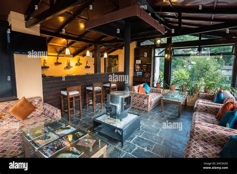 The Interior Of The Chimney Lounge At The Chhahari Retreat A Boutique Lodge In Kathmandu Nepal