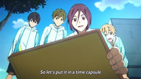 Free Iwatobi Swim Club Screenshot Episode 1 Haruka Makoto Rin