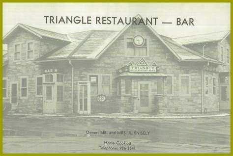 Halifax Triangle Restaurant And Bar 1972 Lykens Valley History