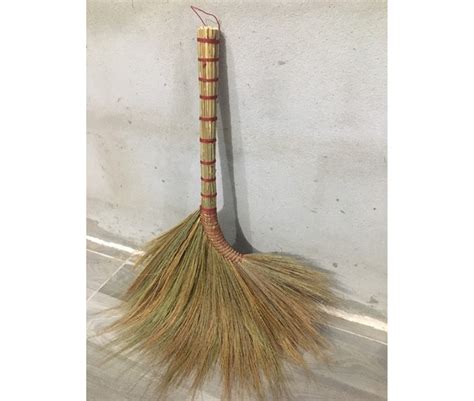 Handmade Asian Small Broom Natural Grass Broomstick For Sweeping Turkey