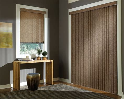 Verticals And Matching Roller Or Roman Shade Contemporary Vertical