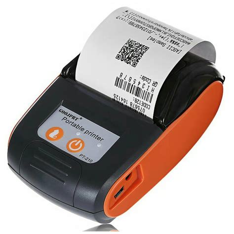 Pt 210 Portable Thermal Printer Handheld 58mm Receipt Printer For Retail Stores Restaurants
