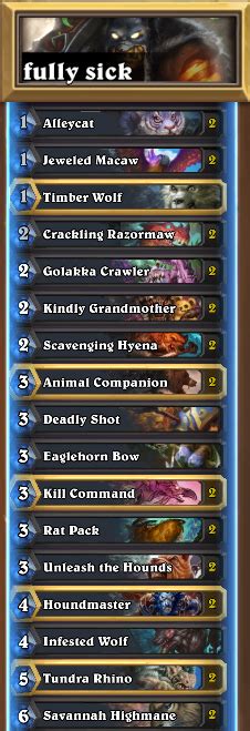 Silence a hunter's mad scientist! Midrange Hunter to Legend; a Guide : CompetitiveHS
