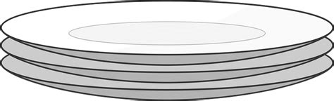 Stack Of Dishes Clip Art