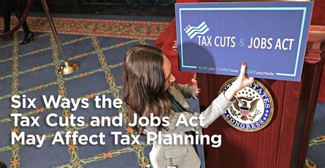 Six Ways The Tax Cuts And Jobs Act May Affect Tax Planning Wealth Management