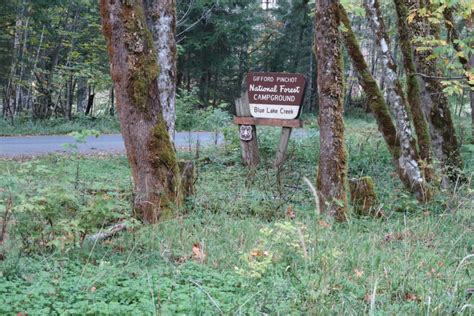 Blue Lake Creek Campground Ford Pinchot National Forest Washington