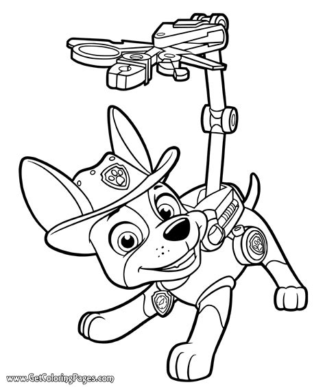 Weekdays @ 12p/11c only on nickelodeon! PAW Patrol Tracker Coloring Pages - GetColoringPages.com