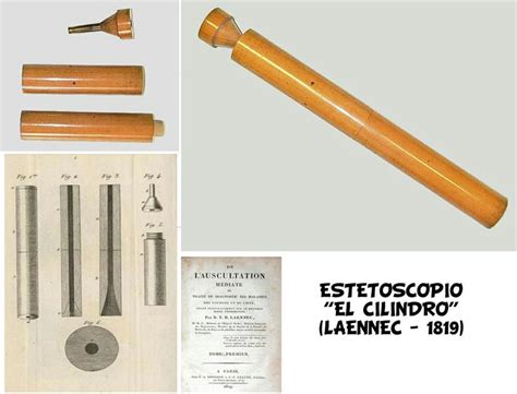 Primer Estetoscopio Llamado El Cilindro Creado Por Laennec En 1819