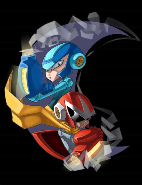 Megaman Vs Protoman Fan Art By Pertheseus Game Art Hq