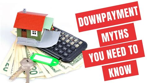 5 Down Payment Myths That You Need To Know 2021 California Youtube