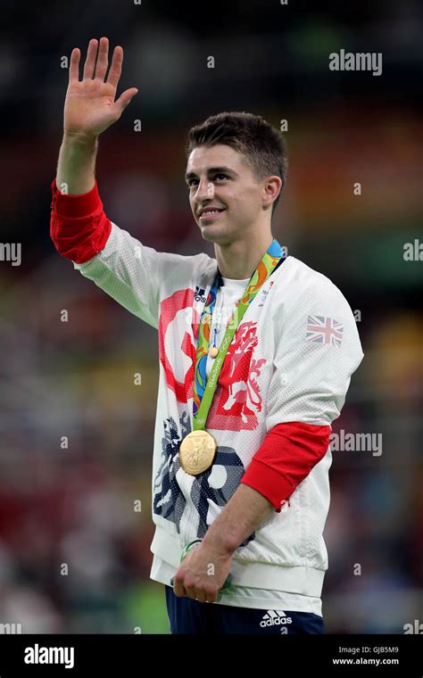 Great Britain S Max Whitlock Celebrates Winning A Gold Medal Following