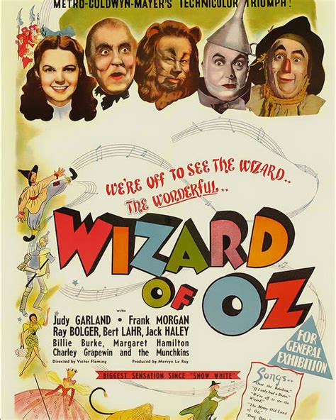 Vintage Wizard Of Oz Movie Poster 1939 Poster By Mountain Dreams