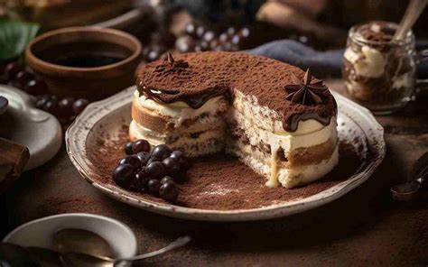 Tiramisù al Pan di Spagna con glassa al cioccolato traformiamo un