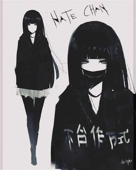 My Oc Hate Anime Girl With Black Hair Emo Anime Girl Dark Anime Girl