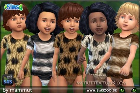 Blackys Sims 4 Zoo Fur Top 3 By Mammut • Sims 4 Downloads