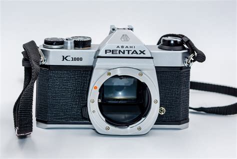 Iconic Pentax K1000 Film Camera With Smc Pentax M 50mm F17 Lens