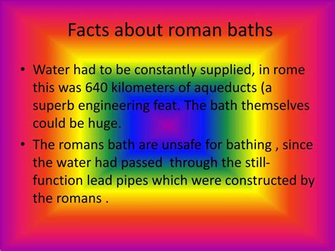 Top Interesting Facts About The Roman Baths Hot Sex Picture