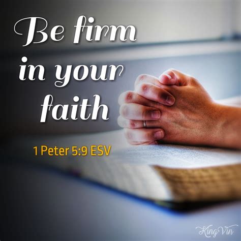 Be Firm In Your Faith I Live For Jesus