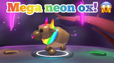 Making Mega Neon Ox In Adopt Me Roblox Youtube