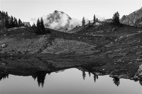 Wallpaper Reflection Nature Black And White Wilderness Water