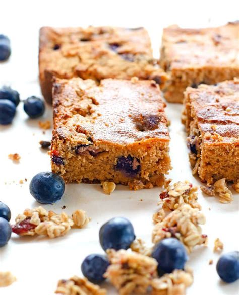 Spread and pat in place with a spoon or dampened spatula. Blueberry Carrot Cake Breakfast Bars | Diabetic friendly desserts, Desserts, Sugar free desserts