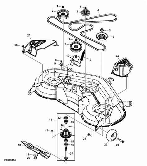 John Deere C Mower Deck Diagram