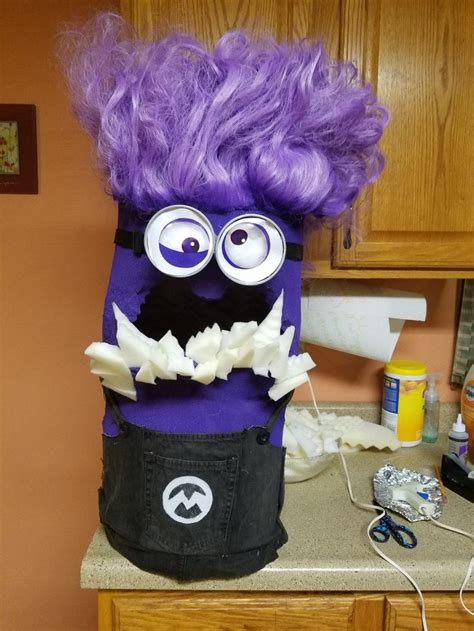 Diy purple minion costume makeup & hair howtobyjordan 5. Purple Minion costume | Purple minion costume, Purple minions, Minion costumes
