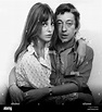Serge Gainsbourg französischer Komponist Musiker 1969 und Frau ...