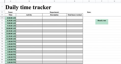 5 Free Timesheet Templates A Faster Way To Track Time