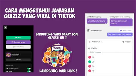 CARA MELIHAT JAWABAN QUIZIZZ DENGAN MUDAH YouTube