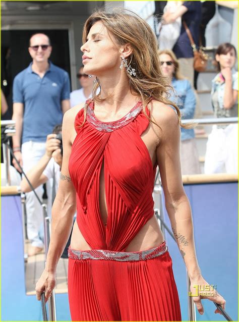 Elisabetta Canalis Red Hot On Roberto Cavalli S Boat Photo