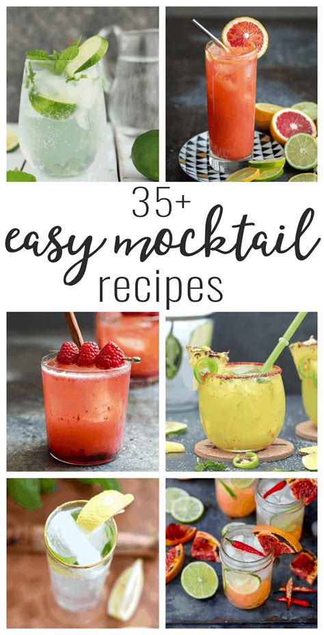 35 Easy Mocktail Recipes The Fit Cookie