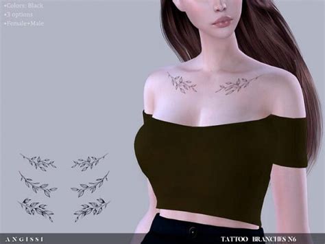 Most Downloaded Branches N6 Tattoo By Angissi By Tsr Lana Cc Finds