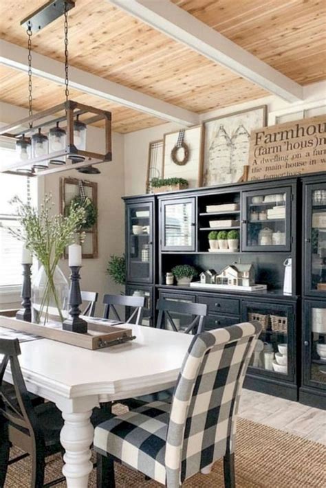 Alluring farmhouse dining room ideas to make cozy vibe