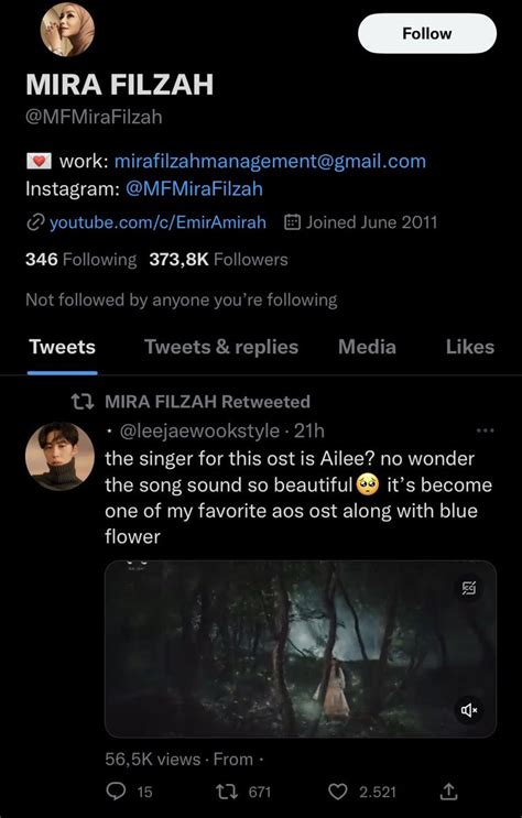 ⋆ On Twitter Mira Filzah Malaysian Actress And Host Retweeted My