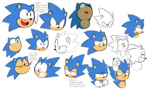 Sonic Mania Adventures Character Expressions By