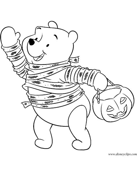 Disney Halloween Coloring Pages 2