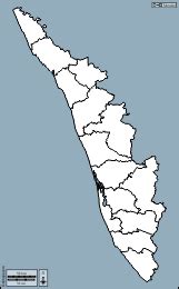 Kerala is ranked 9th in the country in tax revenue and gdp. Kerala: Free maps, free blank maps, free outline maps, free base maps