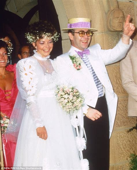 Elton Johns Bridesmaids Dress From 1984 Australian Wedding Auctioned