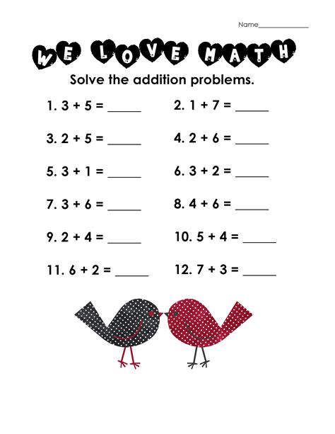 Free Fun Math Worksheets Printable