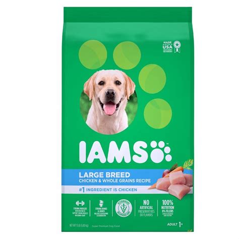 Iams Large Breed Delivers Big With Balanced Nutrition And Natural