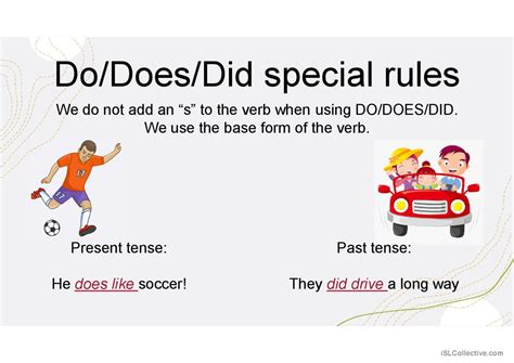 Do Does Did Grammar Guide English Esl Powerpoints