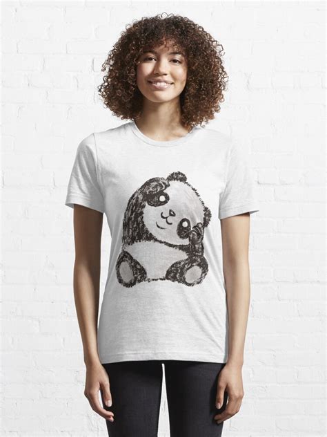 Cute Panda T Shirt For Sale By Sanogawa Redbubble Panda T Shirts
