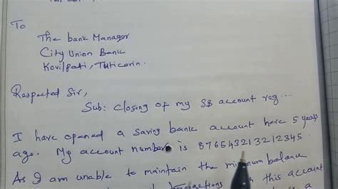 Dear sir, i wish to apply for the deactivation of one of my saving accounts in your bank. Sample letter to bank manager to close your bank account ...