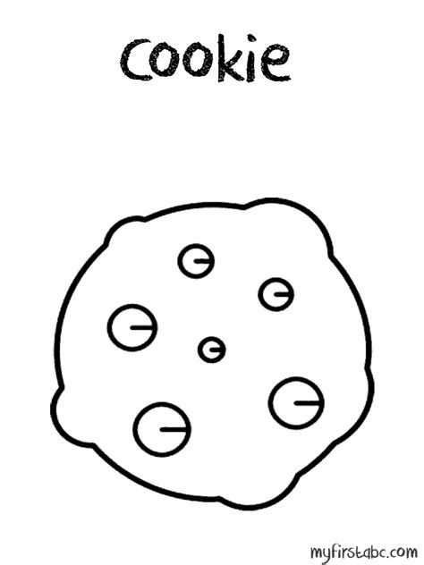 Usually i always make my treats but my mom let me make some free christmas coloring sheets instead. Cookie Coloring Pages - GetColoringPages.com