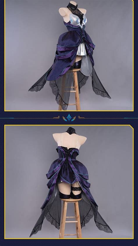 Uwowo Game League Of Legends Withered Rose Syndra Cosplay Costume Fashion Design Clothes